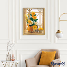 Charger l'image dans la galerie, peinture par numéros | Marguerites et Roses | fleurs, intermédiaire | FiguredArt