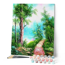 Charger l'image dans la galerie, peinture par numéros | Sentier onirique | arbres, complexe, paysages | FiguredArt