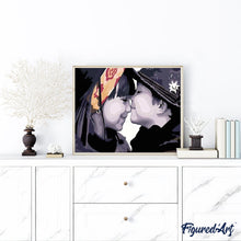Charger l'image dans la galerie, peinture par numéros | Baiser complice | facile, romantique | FiguredArt