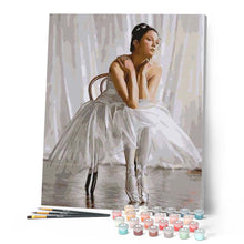 Charger l'image dans la galerie, peinture par numéros | Danseuse Rêveuse | danse, facile | FiguredArt
