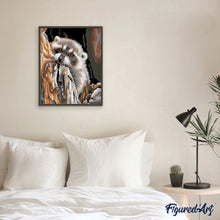 Charger l'image dans la galerie, peinture par numéros | Petit Raton Laveur | animaux, facile, ratons laveurs | FiguredArt