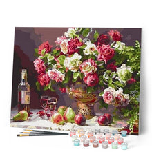 Charger l'image dans la galerie, peinture par numéros | Fleurs Vin et Fruits | facile, fleurs | FiguredArt
