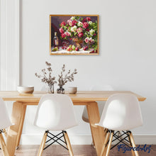 Charger l'image dans la galerie, peinture par numéros | Fleurs Vin et Fruits | facile, fleurs | FiguredArt