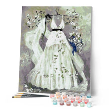Charger l'image dans la galerie, peinture par numéros | Robe de Mariée | fleurs, intermédiaire, romantique | FiguredArt