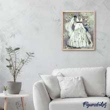 Charger l'image dans la galerie, peinture par numéros | Robe de Mariée | fleurs, intermédiaire, romantique | FiguredArt