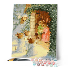 Charger l'image dans la galerie, peinture par numéros | Lapins de noël | animaux, facile, lapins, Noël | FiguredArt