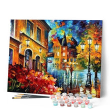 Charger l'image dans la galerie, peinture par numéros | Promenade dans la Rue | intermédiaire, ville | FiguredArt