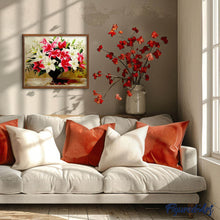 Charger l'image dans la galerie, peinture par numéros | Lys roses et blancs | facile, fleurs | FiguredArt