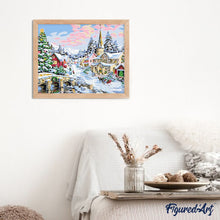 Charger l'image dans la galerie, peinture par numéros | Neige de Noël | facile, Noël, paysages | FiguredArt