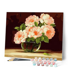 Charger l'image dans la galerie, peinture par numéros | Cinq Fleurs dans un Vase | facile, fleurs | FiguredArt