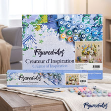 Charger l'image dans la galerie, peinture par numéros | Vase blanc et Papillons | animaux, facile, fleurs, papillons | FiguredArt