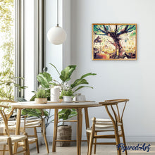 Charger l'image dans la galerie, peinture par numéros | La Maison dans l’Arbre | arbres, facile, ville | FiguredArt