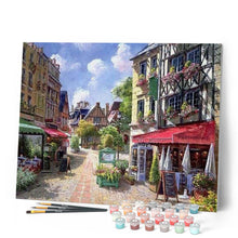 Charger l'image dans la galerie, peinture par numéros | Terrasse méditerranéenne | complexe, ville | FiguredArt
