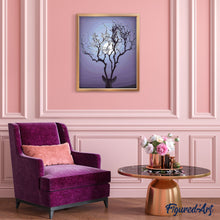 Charger l'image dans la galerie, peinture par numéros | Cerf au clair de Lune | facile, paysages, rennes et biches | FiguredArt