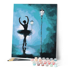 Charger l'image dans la galerie, peinture par numéros | Ballet sous les Réverbères | danse, facile, france | FiguredArt