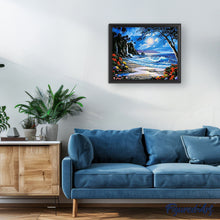 Charger l'image dans la galerie, peinture par numéros | Lune au-dessus de la Mer | complexe, paysages | FiguredArt