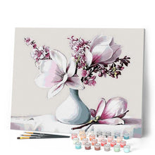Charger l'image dans la galerie, peinture par numéros | Magnolia | facile, fleurs, france | FiguredArt