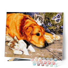 Charger l'image dans la galerie, peinture par numéros | Chats et Chien | animaux, chats, chiens, intermédiaire | FiguredArt