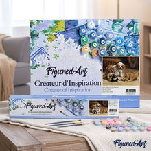 Charger l'image dans la galerie, peinture par numéros | Chiots joueurs | animaux, chiens, complexe | FiguredArt