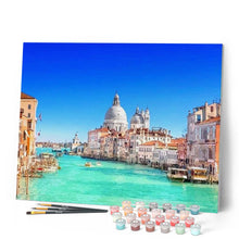 Charger l'image dans la galerie, peinture par numéros | Le grand Canal à Venise | complexe, ville | FiguredArt