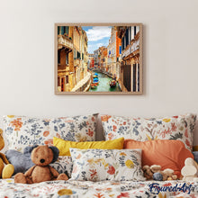Charger l'image dans la galerie, peinture par numéros | Promenade en Gondole à Venise | complexe, ville | FiguredArt