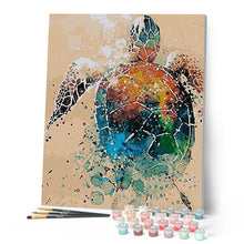 Charger l'image dans la galerie, peinture par numéros | Tortue Design | animaux, complexe, nouveautés, tortues | FiguredArt