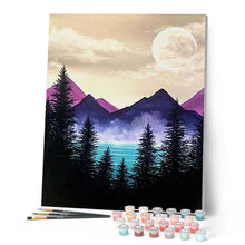 Charger l'image dans la galerie, peinture par numéros | Forêt et Lac | facile, montagnes, nouveautés, paysages | FiguredArt