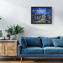 Charger l'image dans la galerie, peinture par numéros | Van Gogh Nuit Etoilée sur le Rhône | complexe, france, paysages, reproduction, van gogh | FiguredArt