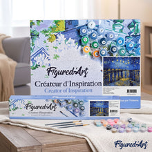 Charger l'image dans la galerie, peinture par numéros | Van Gogh Nuit Etoilée sur le Rhône | complexe, france, paysages, reproduction, van gogh | FiguredArt