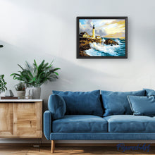Charger l'image dans la galerie, peinture par numéros | Tempête près du Phare | france, intermédiaire, paysages | FiguredArt
