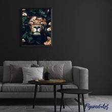 Charger l'image dans la galerie, peinture par numéros | Lion et Feuillage | animaux, complexe, lions, nouveautés | FiguredArt