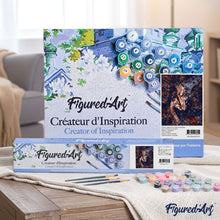 Charger l'image dans la galerie, peinture par numéros | Girafes et Fleurs | animaux, complexe, girafes, nouveautés | FiguredArt