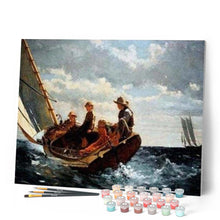 Charger l'image dans la galerie, peinture par numéros | Enfants sur un Voilier | bateaux, complexe | FiguredArt