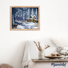 Charger l'image dans la galerie, peinture par numéros | Maison sous la Neige | complexe, paysages | FiguredArt