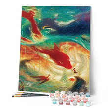 Charger l'image dans la galerie, peinture par numéros | Gros Poisson abstrait | animaux, complexe, poissons | FiguredArt