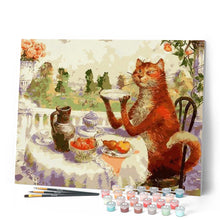 Charger l'image dans la galerie, peinture par numéros | Chat à Table | animaux, chats, intermédiaire | FiguredArt