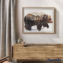 Charger l'image dans la galerie, peinture par numéros | Ours Paysage de neige | animaux, complexe, ours | FiguredArt