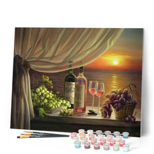 Charger l'image dans la galerie, peinture par numéros | Vin et Raisins | intermédiaire, paysages, romantique | FiguredArt