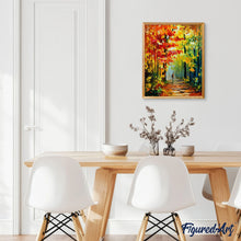 Charger l'image dans la galerie, peinture par numéros | Promenade solitaire en Forêt | complexe, france, paysages | FiguredArt