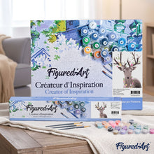 Charger l'image dans la galerie, peinture par numéros | Cerf romantique | animaux, facile, rennes et biches | FiguredArt