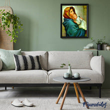 Charger l'image dans la galerie, peinture par numéros | Mère tenant son Enfant | complexe, religion | FiguredArt
