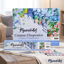 Charger l'image dans la galerie, peinture par numéros | Colibri dans les Fleurs | animaux, facile, fleurs, france, oiseaux | FiguredArt