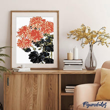 Charger l'image dans la galerie, peinture par numéros | Fleur contrastée | facile, fleurs | FiguredArt