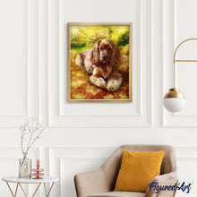 Charger l'image dans la galerie, peinture par numéros | Chiot Golden Retriever | animaux, chiens, complexe | FiguredArt