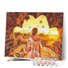 Charger l'image dans la galerie, peinture par numéros | Balade Romantique Egypte | intermédiaire, paysages, romantique | FiguredArt
