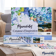 Charger l'image dans la galerie, peinture par numéros | Lac et Reflet de Montagne | france, intermédiaire, paysages | FiguredArt