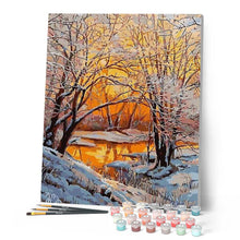 Charger l'image dans la galerie, peinture par numéros | Arbres en Hiver | complexe, france, paysages | FiguredArt
