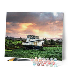 Charger l'image dans la galerie, peinture par numéros | Bateau échoué | bateaux, complexe | FiguredArt