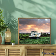 Charger l'image dans la galerie, peinture par numéros | Bateau échoué | bateaux, complexe | FiguredArt