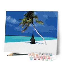 Charger l'image dans la galerie, peinture par numéros | Lagon bleu | facile, paysages | FiguredArt